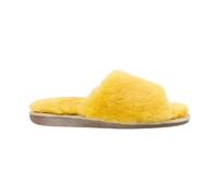 Femmes Chaussons Cuir Véritable Peau de Mouton Chaussons Laine Doublé D010