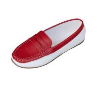 Femmes Chaussure Confortable Travail Respirantes Confortables sans Lacets Sandales De Marche Décontractées Femmes Chaussures Randonnée Femme(Red, 38)