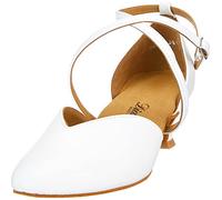 Femmes Chaussures de Danse/Chaussures de Mariage 107-013-033 - Cuir Blanc - 4,2 cm Spanish - Special Edition [UK 7]