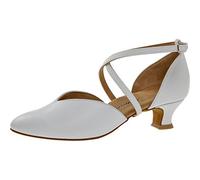 Femmes Chaussures de Danse/Chaussures de Mariage 107-013-033 - Cuir Blanc - 4,2 cm Spanish - Special Edition [UK 4]
