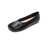 Femmes Chaussures Plates Mary Jane Confortables antidérapantes Français Vintage Court Shoes Shallow Mouth Commuter Simple Elegant Ballet Wedding Pumps Noir 39