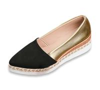 Femmes Chaussures Sport Décontractées sans Lacet Legere Basket Enfiler Amortissement Accru Mode Cuir Baskets ImpriméEs Couleur Unie Occasions Polyvalentes