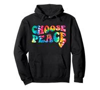 Femmes Choose Peace Tie Dye Be Kind Spread Kindness Kids Sweat à Capuche