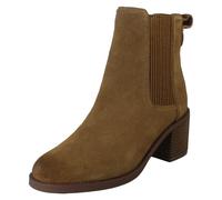 Femmes Clarks Bloc à Enfiler Talon Bottines Chamberly Haut