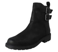 Femmes Clarks Boucle Détaillé Fermeture Éclair Cuir Bottines - Orinoco2 Baie