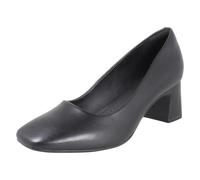 Femmes Clarks Bout Carré Bloc à Talon Cuir Rembourré Escarpin - + Motifs Floraux