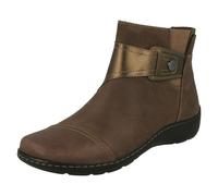 Femmes Clarks Bracelet Détaillé Bottines - Cora Tropique
