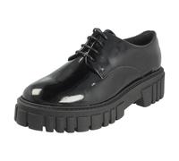 Clarks Femme Page Walk Basket, Black Pat, 40 EU