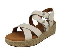 Femmes Clarks Stylé Réglable Plateforme Lanière à Talon Sandales Kimmei Boucle