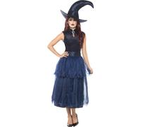 Femmes Costume Sorcière Adultes Déguisement Halloween Sorcières Costume UK 8-18
