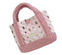 Femmes Daily Cartoon Bear Top Handle Fashion Mandage À Main À Provisions Entièrement Correspondant Boulotte Communication Animal Top Handle Fashion Mummy Cartoon Ours