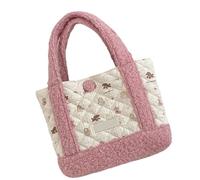 Femmes Daily Cartoon Bear Top Handle Fashion Mandage À Main À Provisions Entièrement Correspondant Boulotte Communication Animal Top Handle Fashion Mummy Cartoon Ours