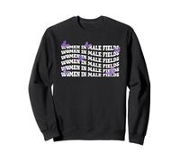 Femmes dans Les Champs Masculins Autonomiser Les féministes avec des Papillons Sweatshirt