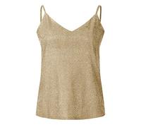 Femmes Débardeur Été - Coton Unie T Shirts Hauts Femmes Camisole Tank Top Ample Chemise sans Bretelle Haut Chic Col Rond T-Shirt Lâches Haut Casual T-Shirt sans Manches