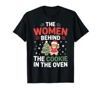 Femmes Derrière Cookie in The Oven Noël Grossesse Maman Maman T-Shirt