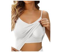 Femmes D'été Débardeur Top Femme Caraco Dentelle Vetement Chic sans Coutures Coton Noir en Invisible sous Vêtements pour Le Sport Et La Gym Élégant Débardeurs