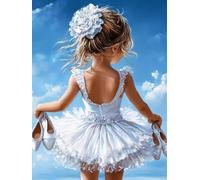 Femmes Diamond Painting Adulte, Diamond Painting Dessin animé Broderie Diamant Kit Complet, Bricolage 5D Cristal Point de Croix Puzzle Tableau Perle pour Salon Murale Décoration Cadeaux 70x95cm j2-11V