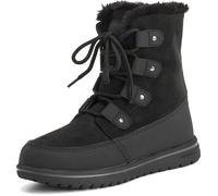 Femmes Doublure Polaire Neige Hiver Imperméable Randonnée Durable Bottines Noir Suède41 EU 39