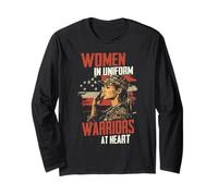 Femmes en Uniforme Warriors at Heart Design Manche Longue