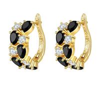 Femmes et boucles d'oreilles Boucles d'oreilles à clip colorées Utiles Grandes créoles (K, taille unique)