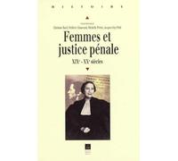 Femmes et justice pénale: XIXe-XXe siècle