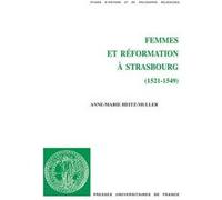Femmes et Réformation à Strasbourg (1521-1549)