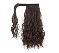 Femmes Extension capillaire synthétique bou clipser, queue de cheval blonde et brune, postiche courte, faux cheveux Utilisation quotidienne(4)