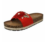 Femmes F1R0810 Mule à Enfiler Sandales Été Par Spot On Solde