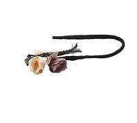 Femmes Faux Pearl Flowers Magic Donut Bun Maker Bandeau de Cheveux Twist Clip Sp