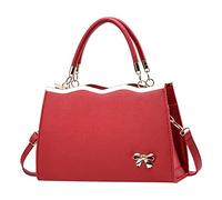 Femmes Femmes Tendance Nœud Mode Sport Messenger Sac à main Sacs pour femmes École, Bordeaux, Taille unique