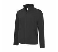 Femmes Fermeture Éclair Souple Coque Veste Classique Imperméable Polaire Travail