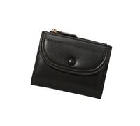 Femmes Fermetures éclair compactes autour du portefeuille Plusieurs emplacements pour cartes Pratique Cuir PU Design léger Femmes Fermetures éclair Mallette pour cartes, Noir , Mass Beauty