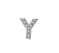 Femmes Filles AZ Lettres de Goujon d'oreilles de Goujon Initial de Boucle d'oreille de Goujon Minuscule Cube IA Majuscule Lettre Alphabet Mode Conception personnalisée pour la fête de Vacances