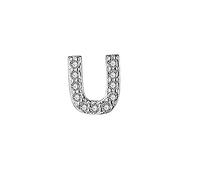 Femmes Filles AZ Lettres de Goujon d'oreilles de Goujon Initial de Boucle d'oreille de Goujon Minuscule Cube IA Majuscule Lettre Alphabet Mode Conception personnalisée pour la fête de Vacances