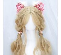 Femmes Filles Longs Cheveux Bouclés Perruques De Cosplay Blondes Ondulées Lolita Harajuku Perruque Douce Perruque D'halloween Pour Un Usage Quotidien Fête D'halloween (13)