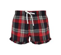 Femmes Filles Rose-Rouge Bleu ou Vert Coton Flanelle Écossais Salon Pyjama Short