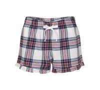 Femmes Filles Rose-Rouge Bleu ou Vert Coton Flanelle Écossais Salon Pyjama Short