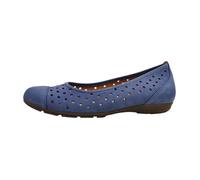 Femmes Gabor Ballerine Textile Glissement/ouvert Plat - denim 37 1/2