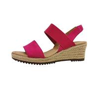 Femmes Gabor Comfort Sandale Cuir Glissement/ouvert Plat - 21 rose 37