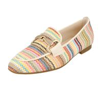Femmes Gabor Cuir/Synthétique Mocassins 1.5cm Talon Bloc Bridon Détail - 85.214