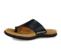 Femmes Gabor Mule Cuir Glissement/ouvert Plat - noir 27 37