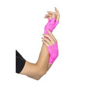 Femmes Gants Dentelle Fluo Accessoire Déguisement 1980s Aérobie Gym Instructeur