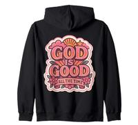 Femmes God is Good All The Time Christian Girl Jésus Christ Sweat à Capuche