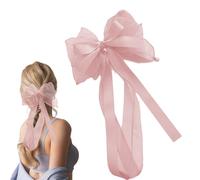 Femmes Hair Bows - Clans de cheveux à longue queue, pinces à cheveux à la mode | Accessoires de cheveux à la mode pour les styles de queue de cheval, clip des arcs vintage pour les fêtes d'anniversair