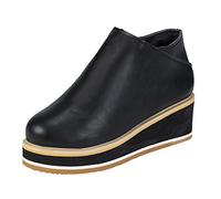 Femmes Hiver RéTro Chaussures DéContractéEs Tirer Sur Automne Temps Hiver Bottes Vintage Cowboy Bottes Marche Classique Western Chaussures Mode Cuir Bottes