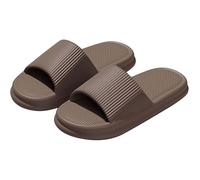Femmes Hommes Chaussons de Douche Open Toe Sliders D'été Sandales Antidérapantes Unisex Slip on Chaussons pour la Maison Salle de Bains Intérieure Piscine