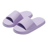 Femmes Hommes Chaussons de Douche Open Toe Sliders D'été Sandales Antidérapantes Unisex Slip on Chaussons pour la Maison Salle de Bains Intérieure Piscine