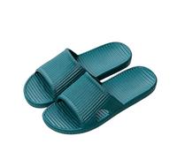 Femmes Hommes Chaussons de Douche Open Toe Sliders D'été Sandales Antidérapantes Unisex Slip on Chaussons pour la Maison Salle de Bains Intérieure Piscine