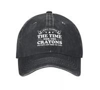 Femmes Hommes Je n’AI ni Le Temps ni Les Crayons pour Expliquer Casquette de Baseball Réglable Trucker Dad Hat Casquette de Baseball Snapback