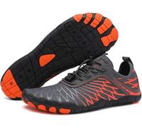 Femmes Hommes Minimaliste Pieds Nus Chaussures Large Toe Box Unisexe Trail Running Chaussures Séchage Rapide Natation Marche Chaussures D’Eau, Gray, 11 UK